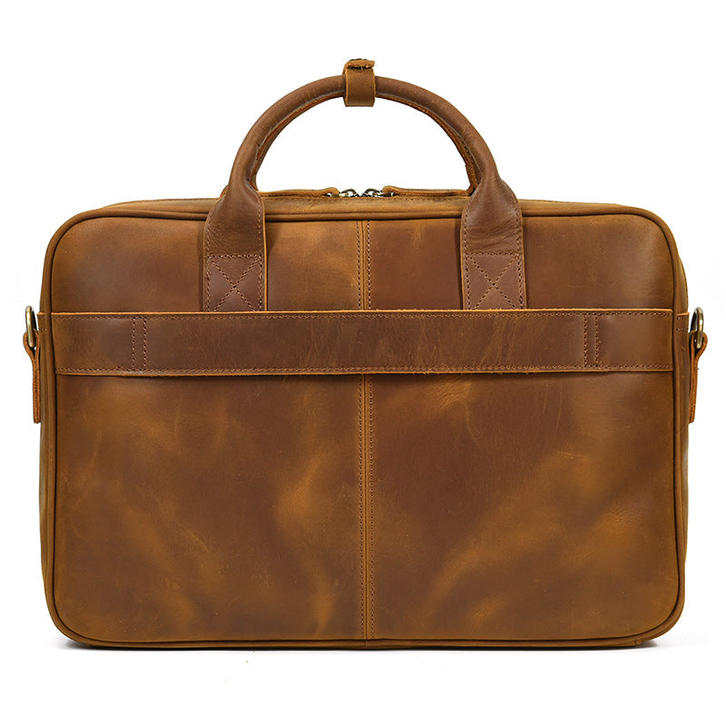 Handmade Leather Laptop Briefcase