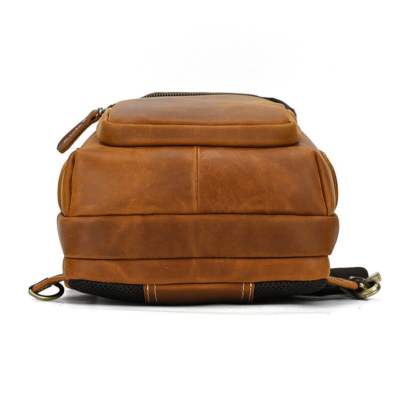 Retro Leather Chest Sling