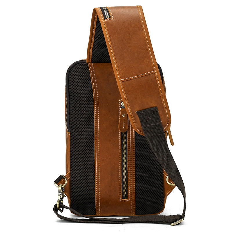 Retro Leather Chest Sling