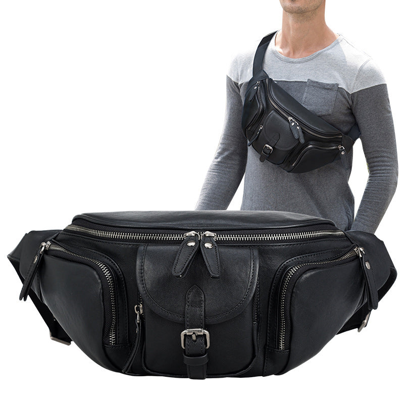 Leather Sling Chest Pack