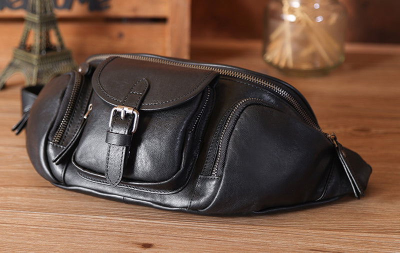 Leather Sling Chest Pack