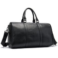 Leather Weekender with Shoe Compartment