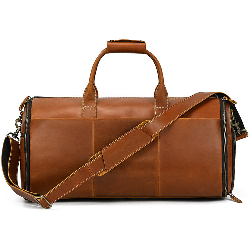 Leather Garment Duffel