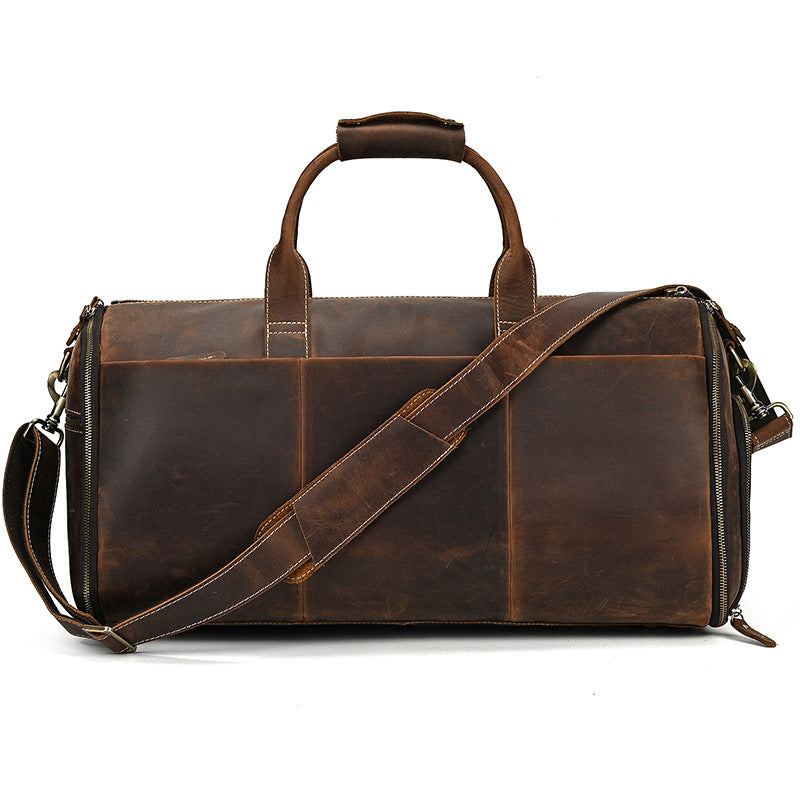 Leather Garment Duffel
