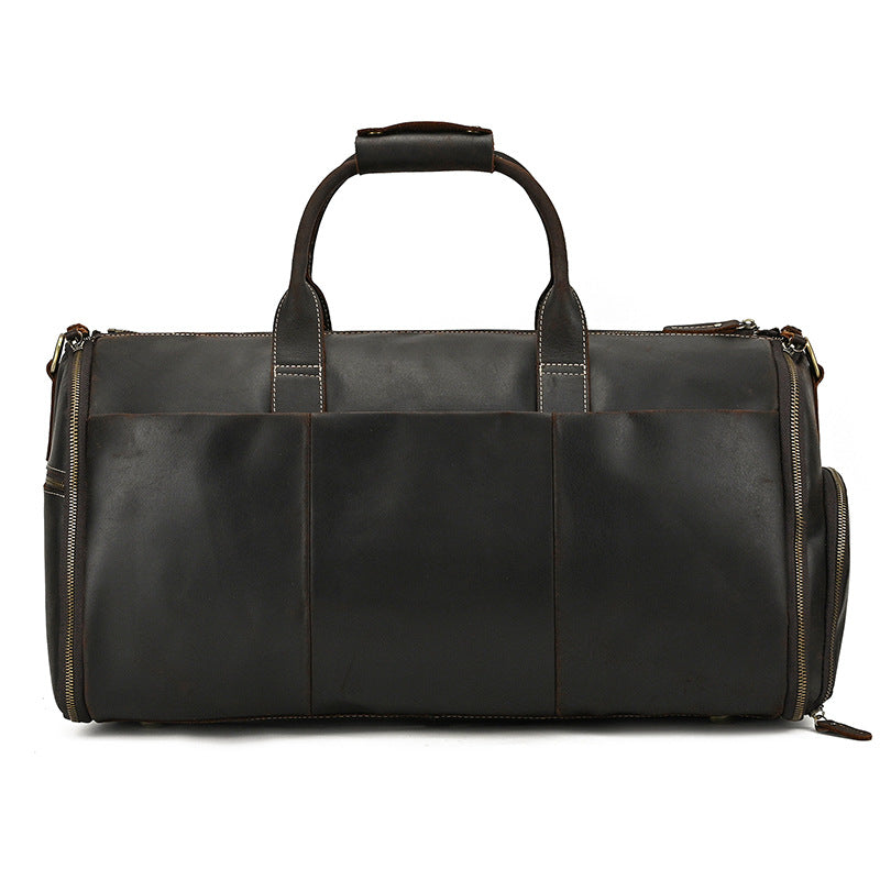 Leather Garment Duffel