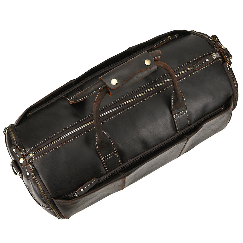 Leather Garment Duffel