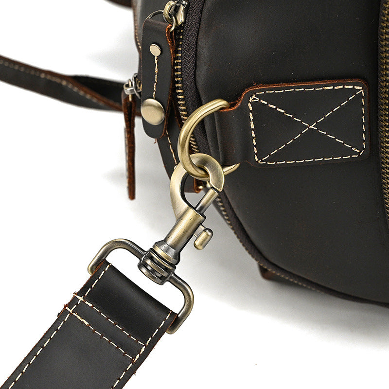 Leather Garment Duffel