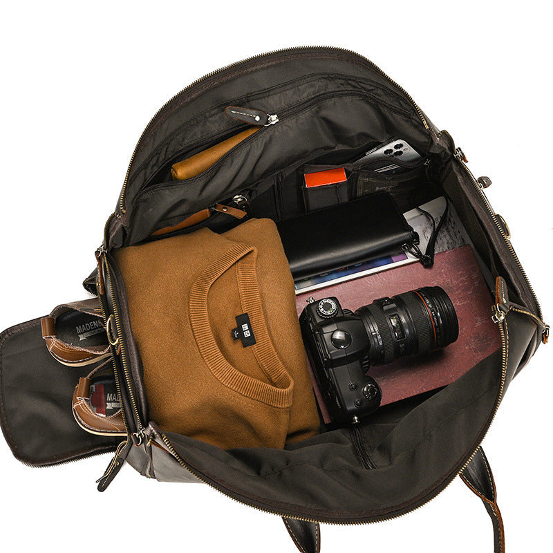 Leather Garment Duffel
