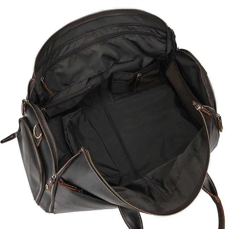Leather Garment Duffel