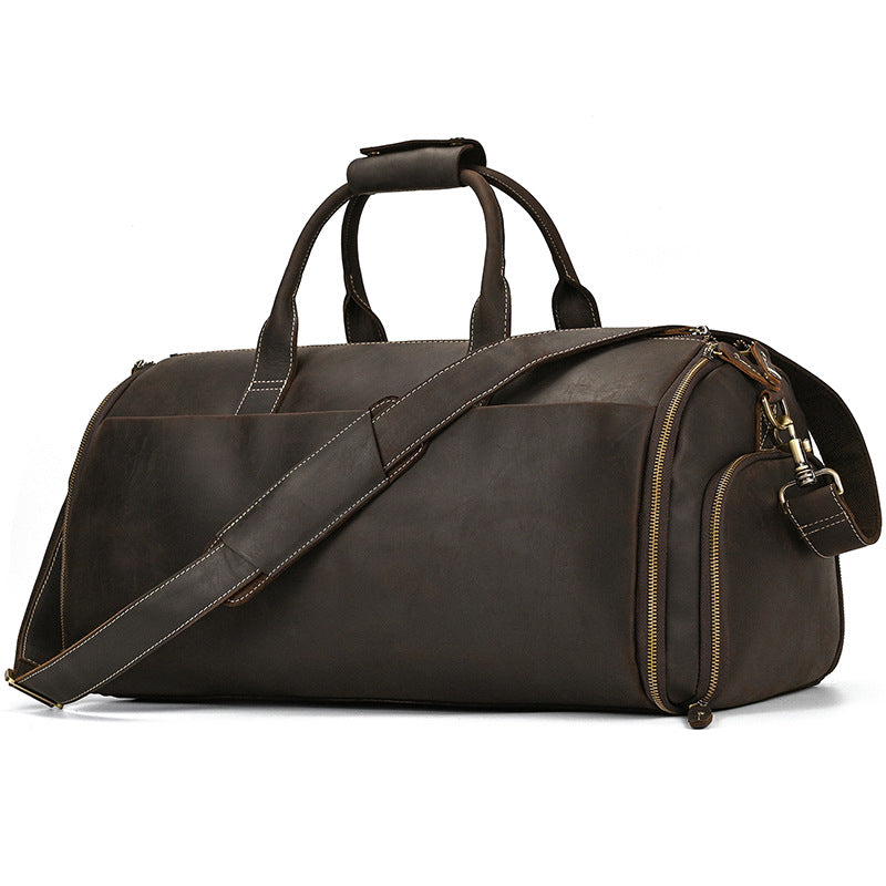 Leather Garment Duffel