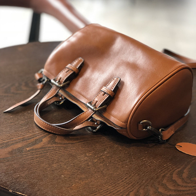 Leather Crossbody Handbag