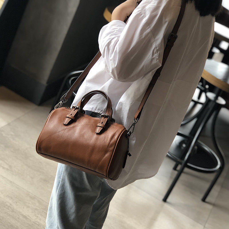 Leather Crossbody Handbag