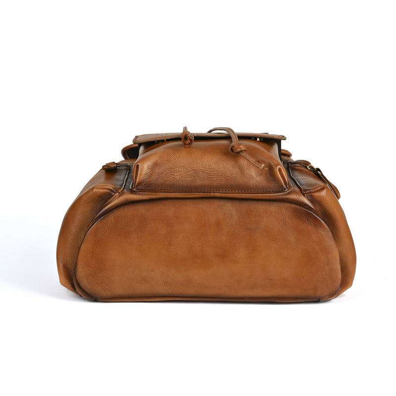 Large Leather Weekender Rucksack