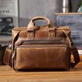 Retro Leather Portfolio Briefcase