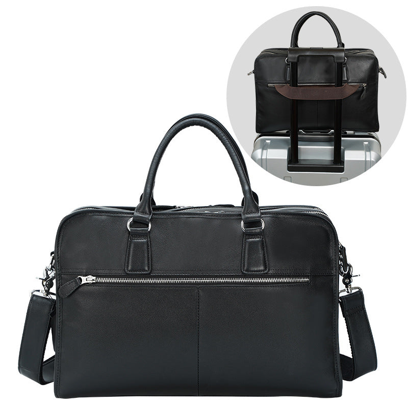 17" Leather Business Briefcase
