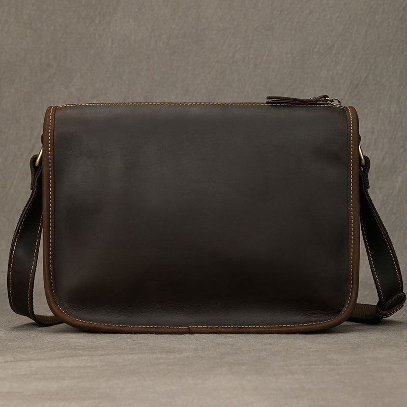 Handcrafted Leather Office Messenger