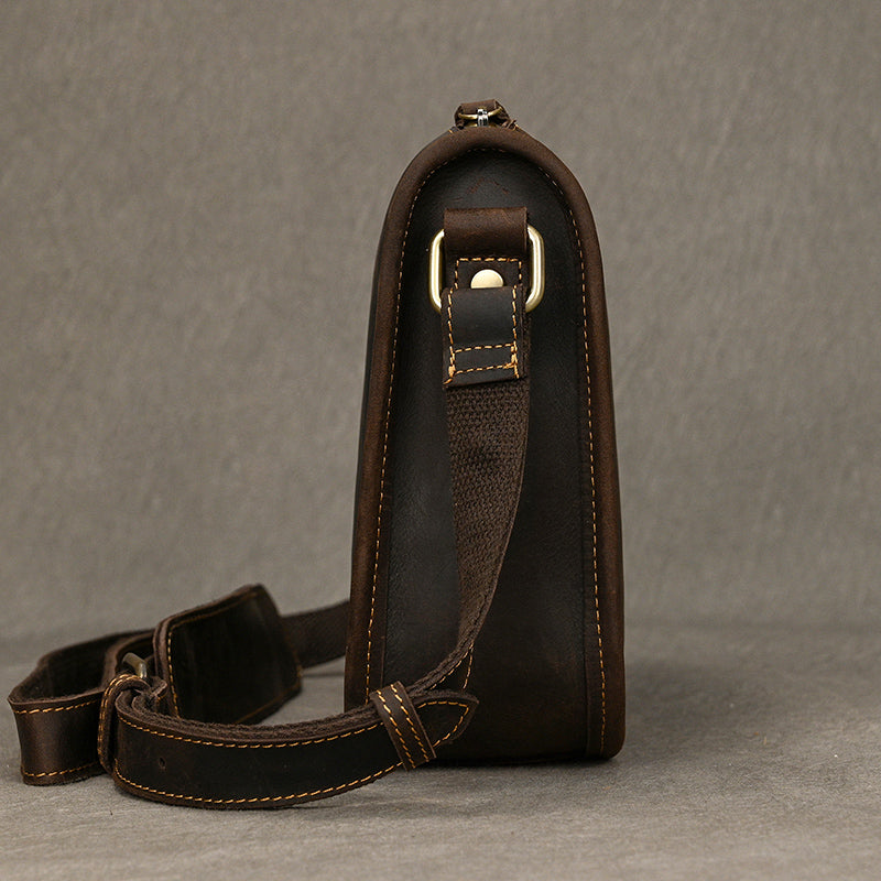 Handcrafted Leather Office Messenger