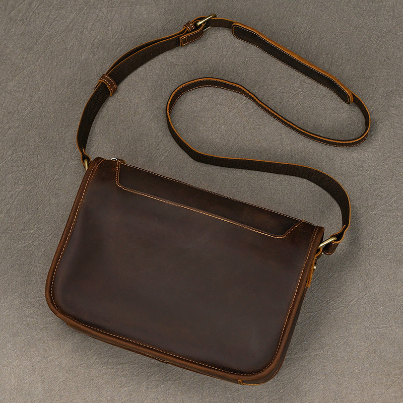 Handcrafted Leather Office Messenger