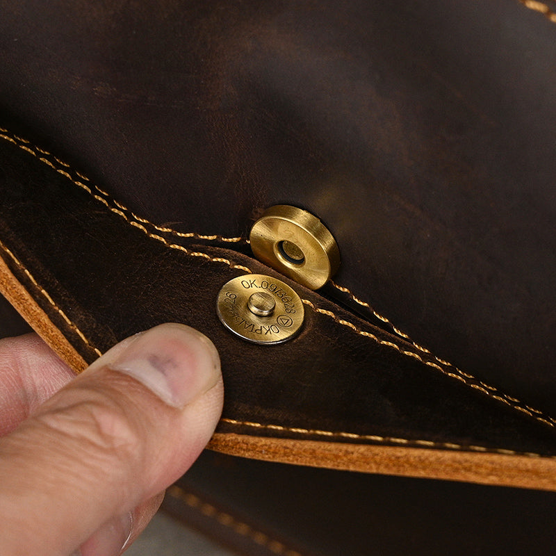 Handcrafted Leather Office Messenger