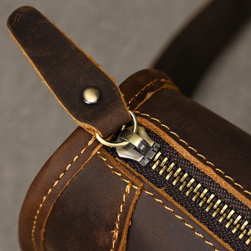 Handcrafted Leather Office Messenger