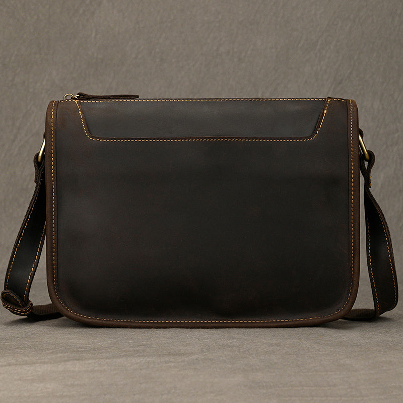 Handcrafted Leather Office Messenger