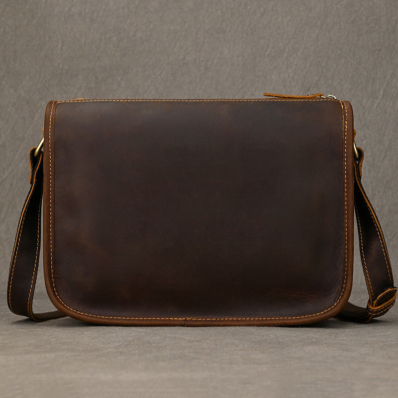 Handcrafted Leather Office Messenger