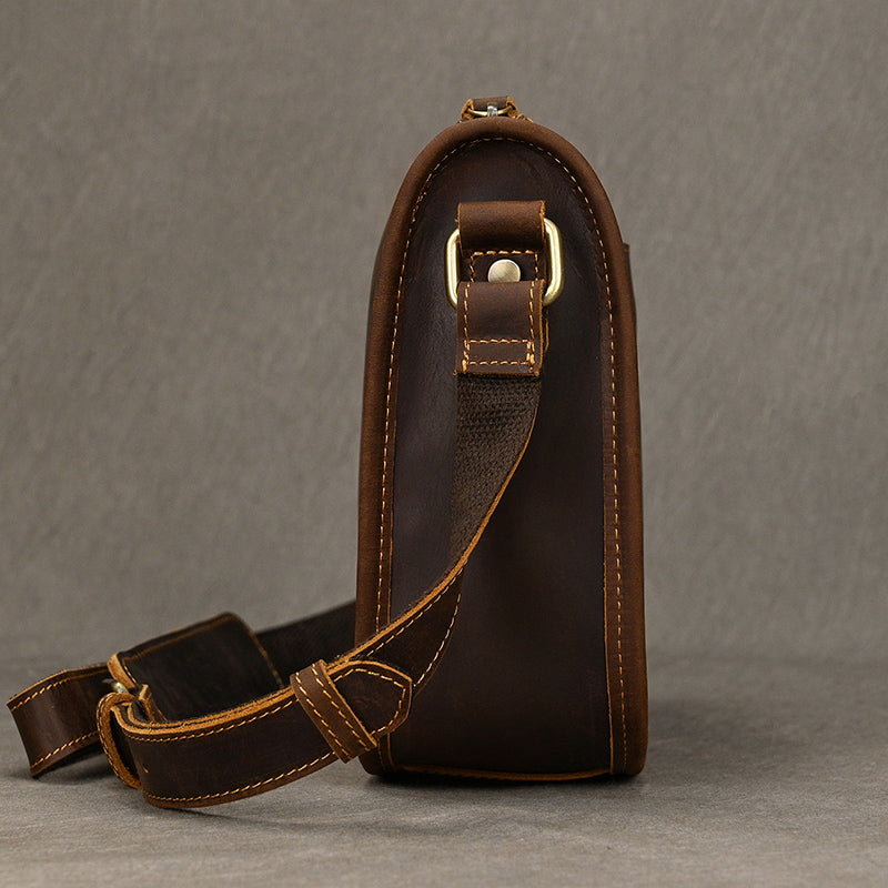 Handcrafted Leather Office Messenger