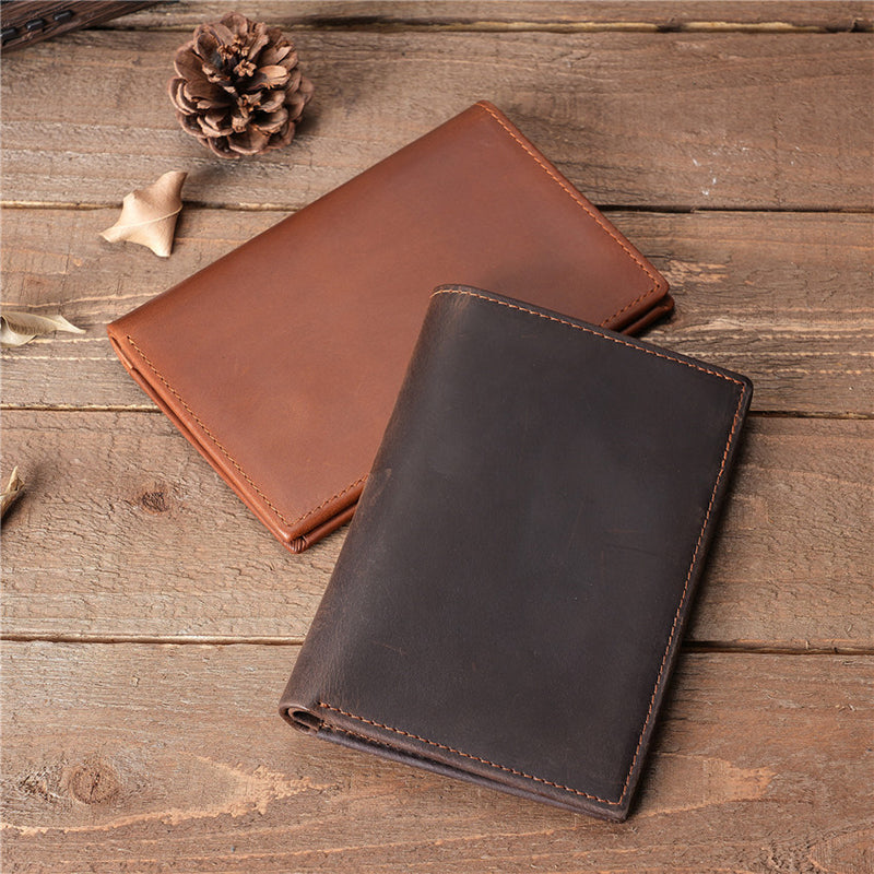RFID Leather Passport Wallet
