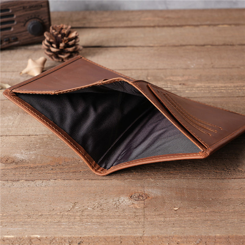 RFID Leather Passport Wallet