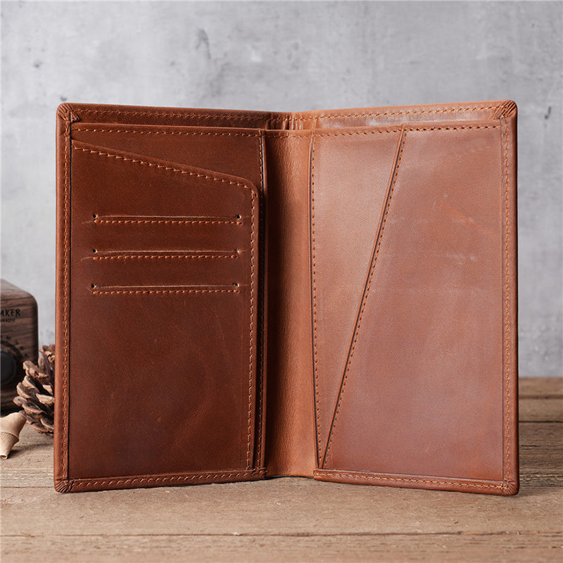 RFID Leather Passport Wallet