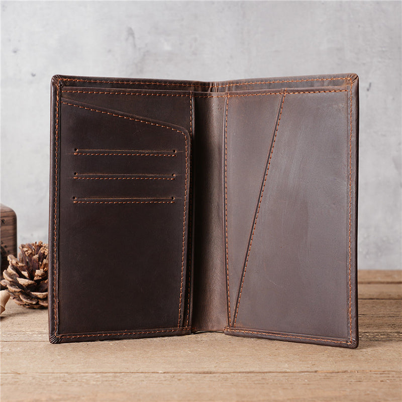RFID Leather Passport Wallet