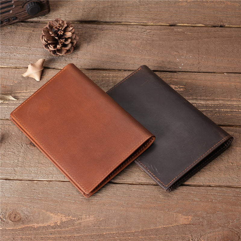 RFID Leather Passport Wallet