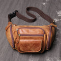 Leather Sling Waist Bag