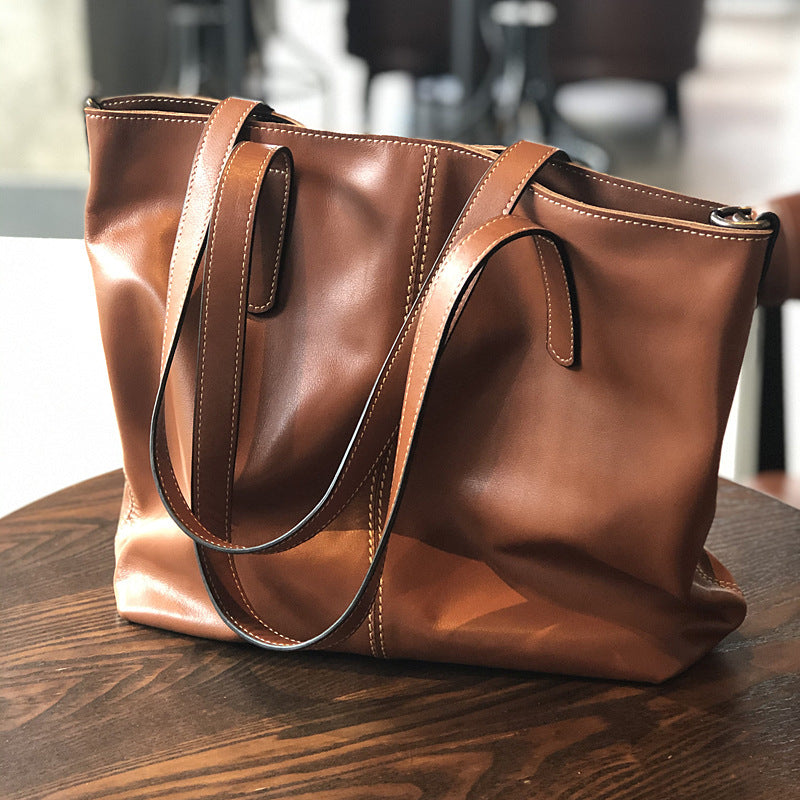 Leather Work and Student Tote