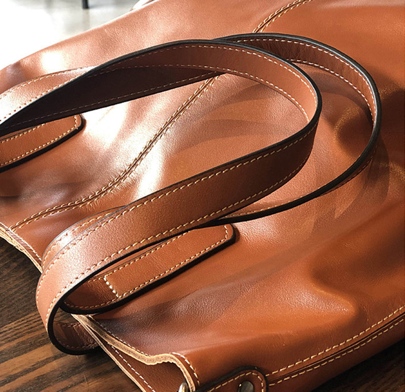 Leather Work and Student Tote