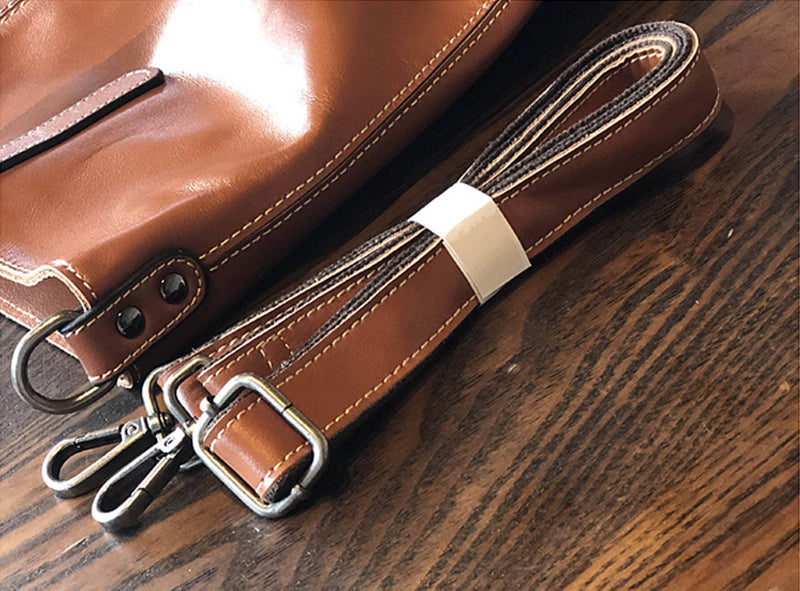 Leather Work and Student Tote