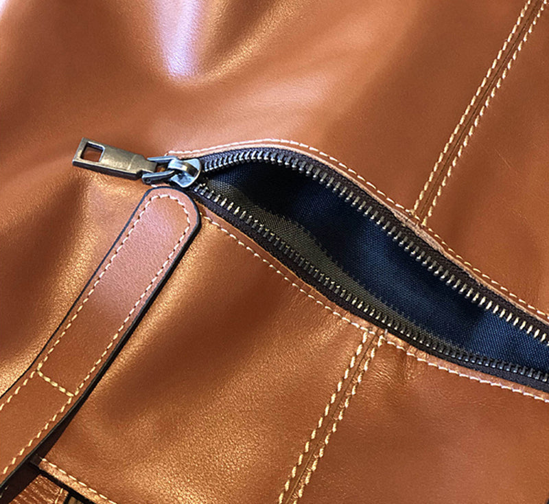 Leather Work and Student Tote