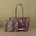 Classic Leather Student Tote
