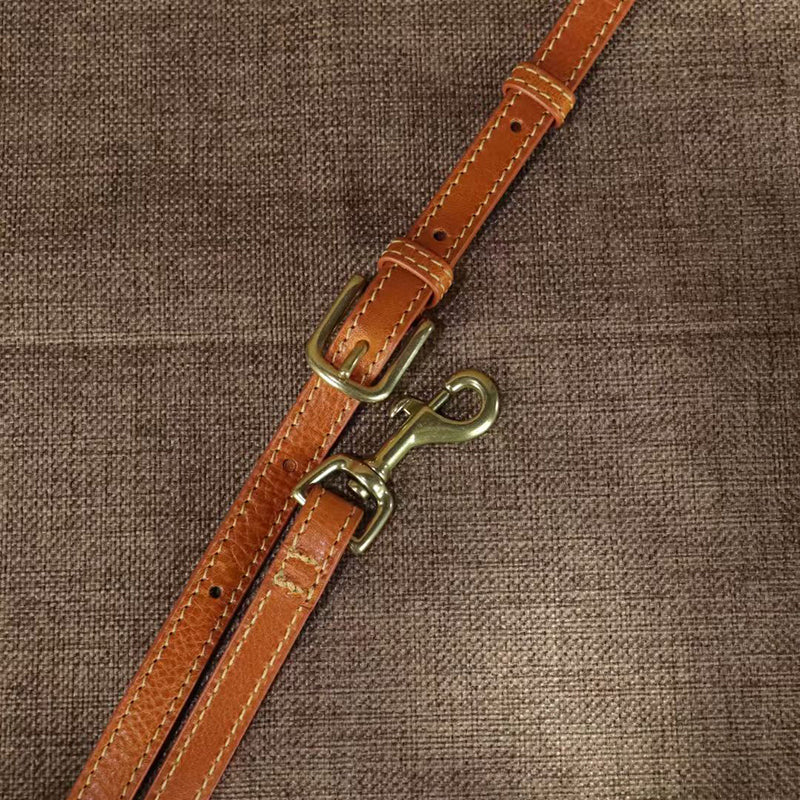 Classic Leather Student Tote