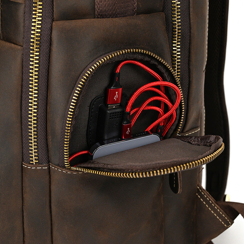 Leather Office Daypack