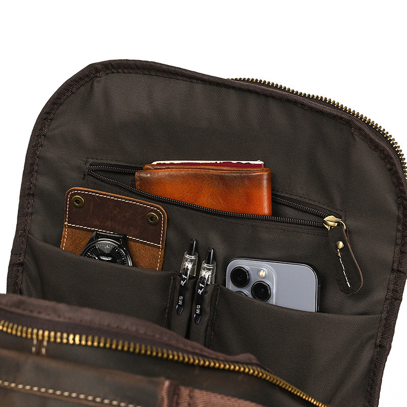 Leather Office Daypack