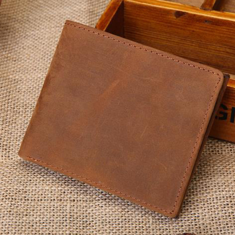 Handmade Leather Bifold Wallet
