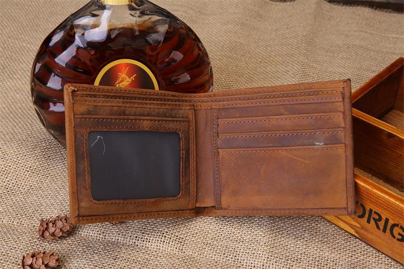 Handmade Leather Bifold Wallet