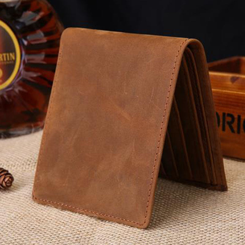 Handmade Leather Bifold Wallet