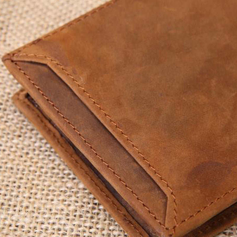 Handmade Leather Bifold Wallet