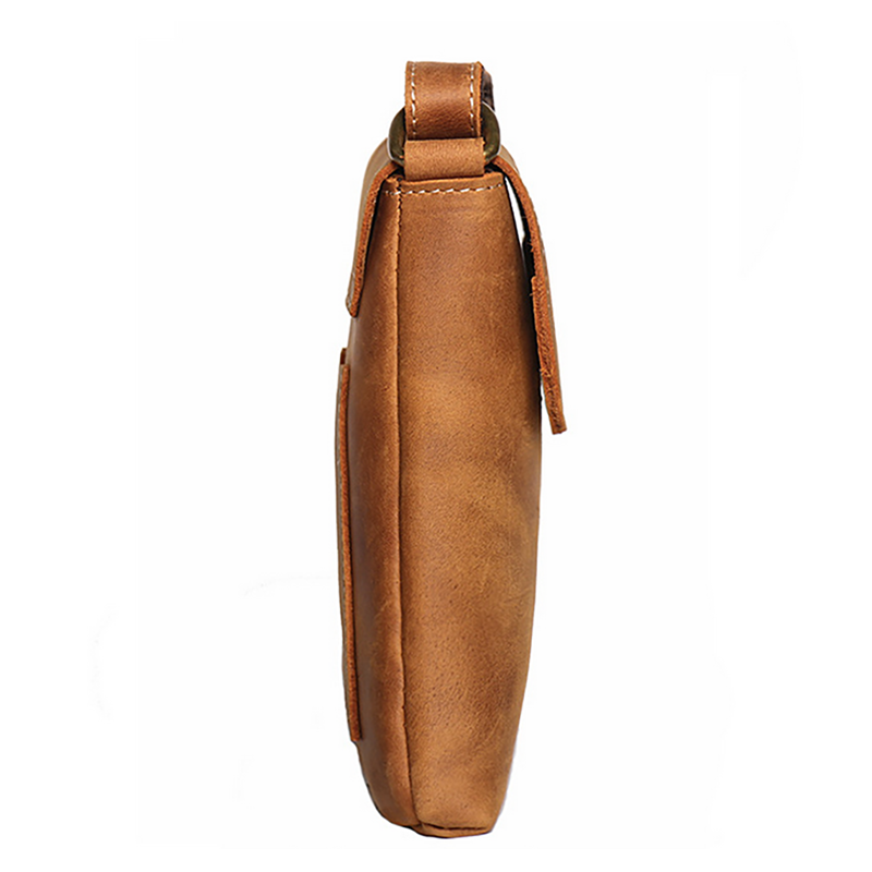 Small Leather Satchel Crossbody for Men