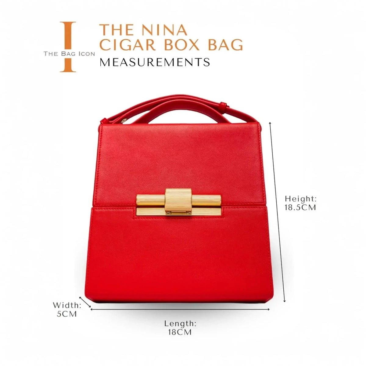 THE NINA CIGAR BOX BAG (FINAL SALE)