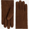 Jack (brown) – Suede leather gloves with luxurious sheep fur lining