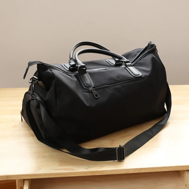 Canvas and Leather Weekender Duffel