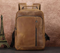 15.6" Handmade Leather Laptop Backpack